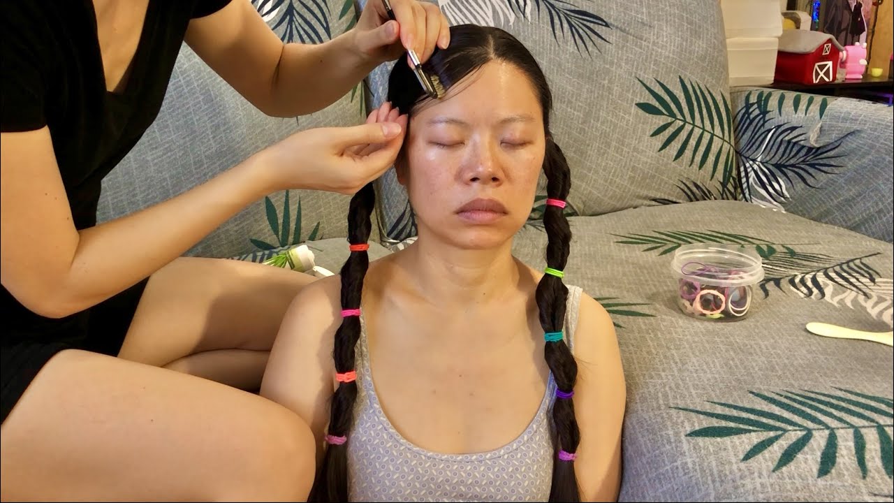 ASMR BabyGirl Hairstyle + Doing The SWOOP DE SWOOP EDGES By Popular Demand!