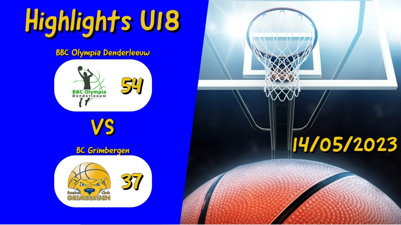 U18 BBC Olympia Denderleeuw - BC Grimbergen (recap)