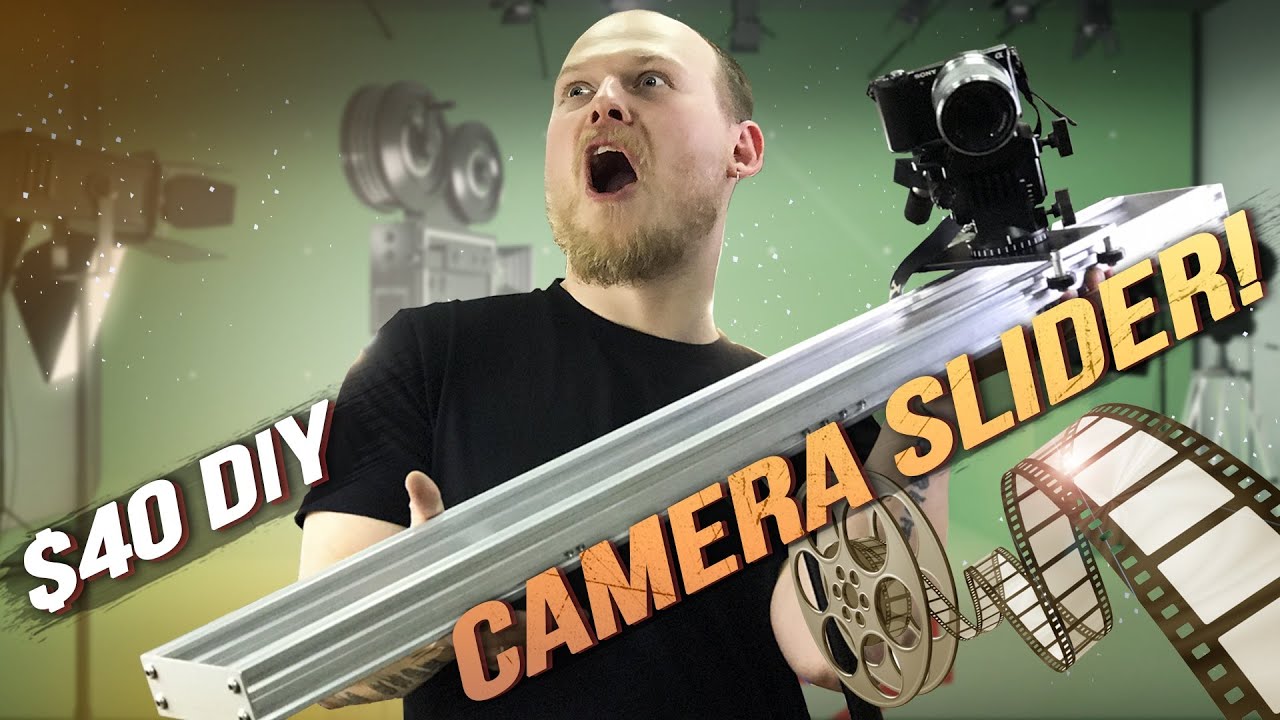 слайдер для камеры своими руками, дешевле 3000руб! | $40 DIY Camera Slider! | Eng sub.
