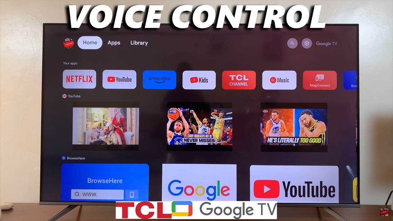 Как включить голосовое управление Google Assistant на TCL Google TV