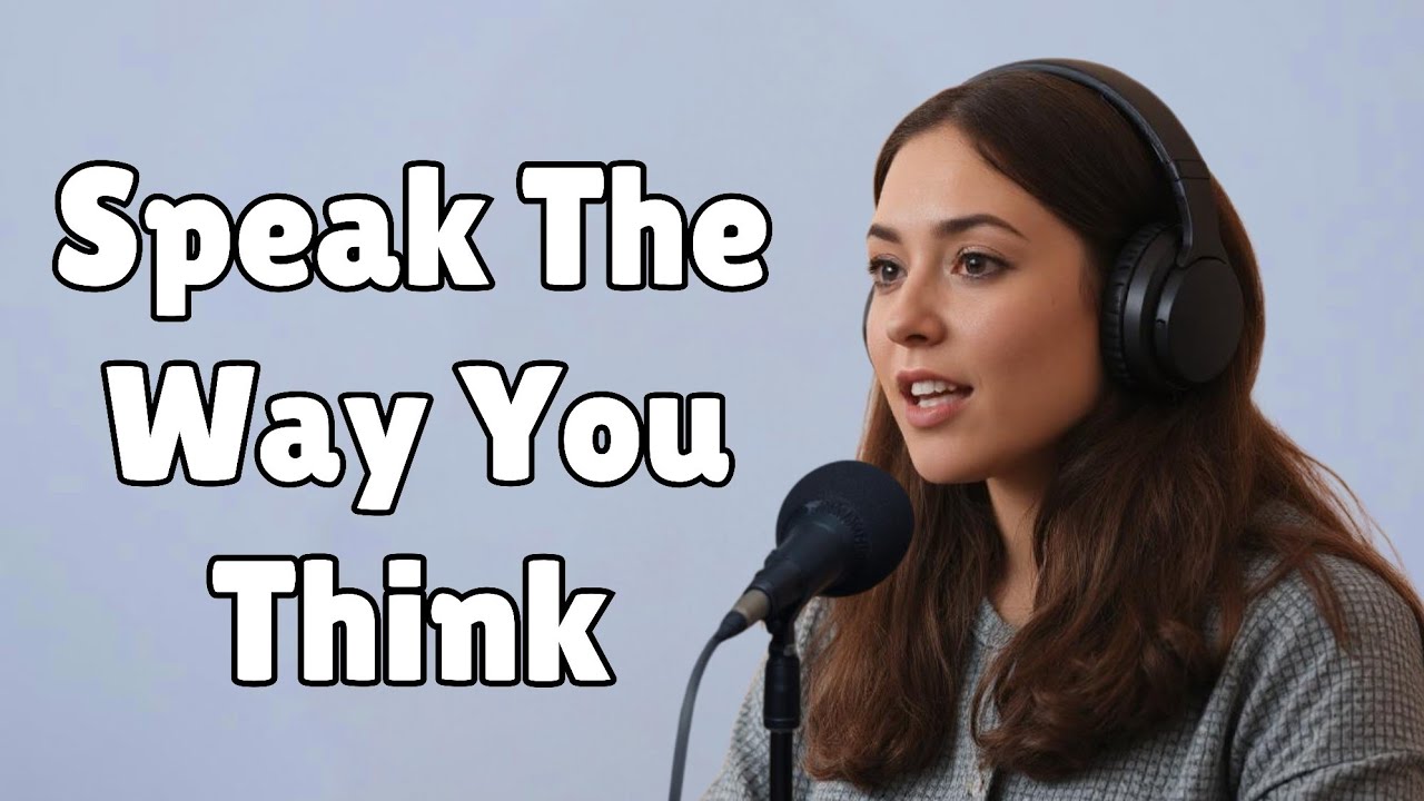 Speak The Way You Think, Real English Conversation_ English Speaking Practice