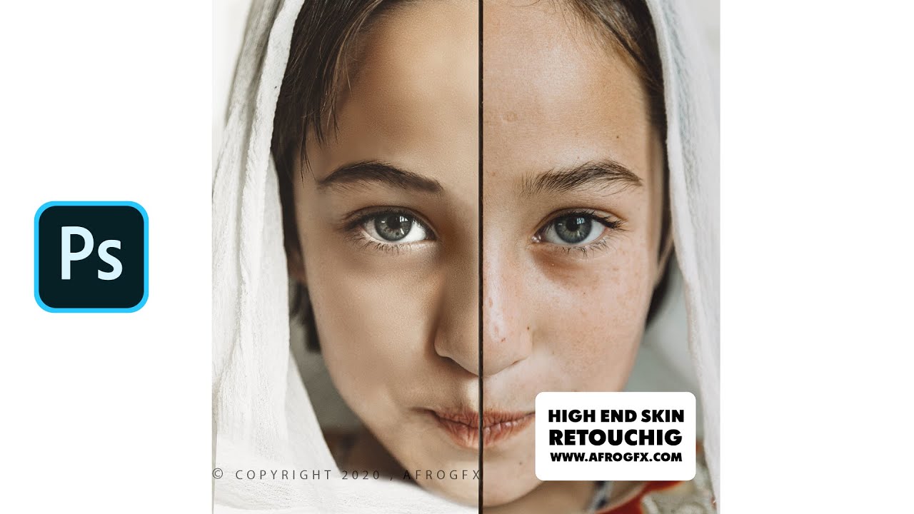 High End Skin Retouching Photoshop  Tutorials - Afrogfx.com
