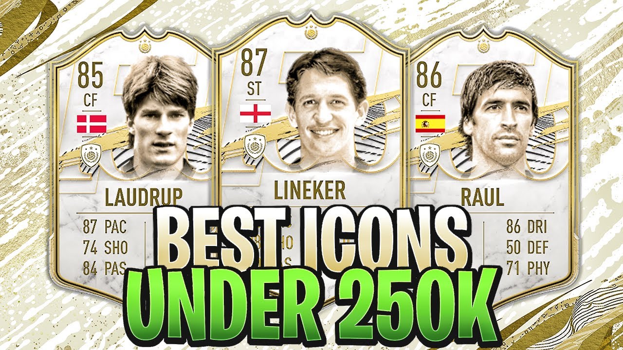 THE BEST CHEAP ICONS UNDER 250K COINS!! (FIFA 21)