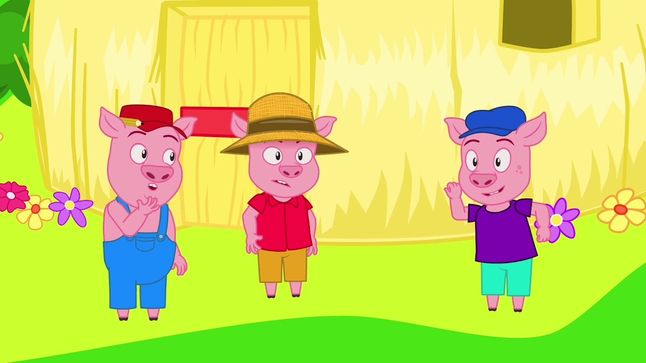 Les 3 petits cochons | comptine éducative originale avec les P'tits z'Amis