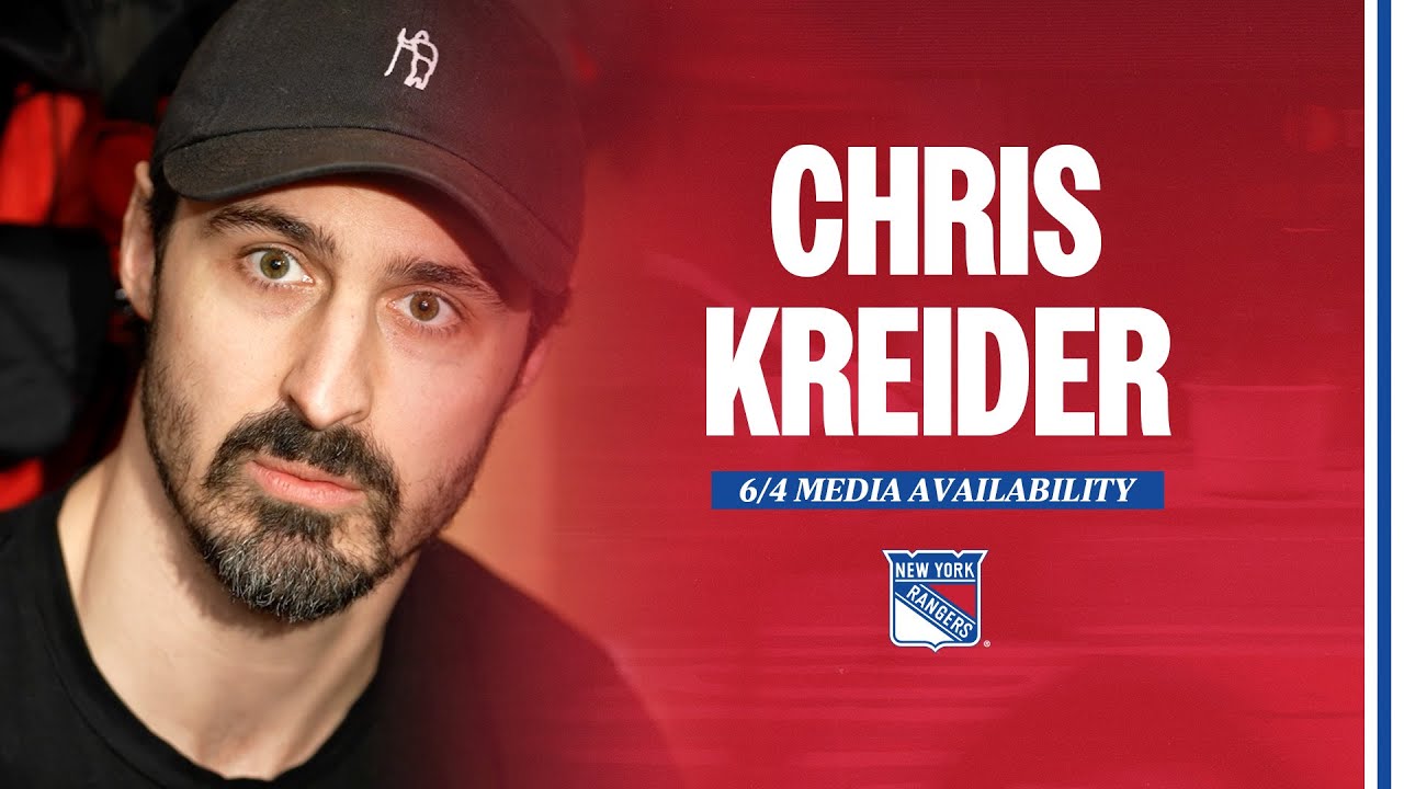 NYR 2024 Exit Day: Chris Kreider Media Availability | June 4, 2024
