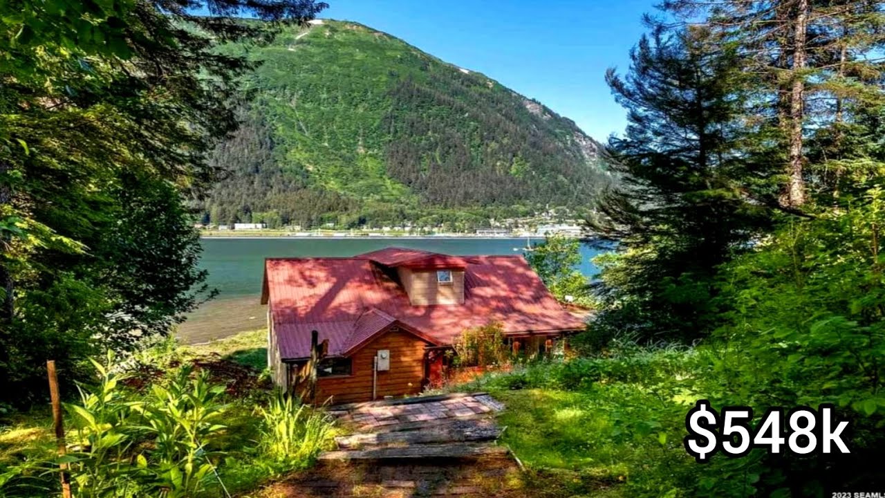 Alaska Waterfront Home For Sale | Car Garage | Boat Parking | Waterfront Cabin | Workshop