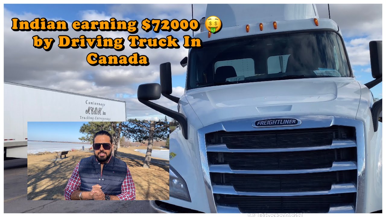 Canada में Truck Driver की असली ज़िंदगी😱 कमाई 💵 और City सफर! 🚚 देखिये दिनभर क्या-क्या करना पड़ता है!