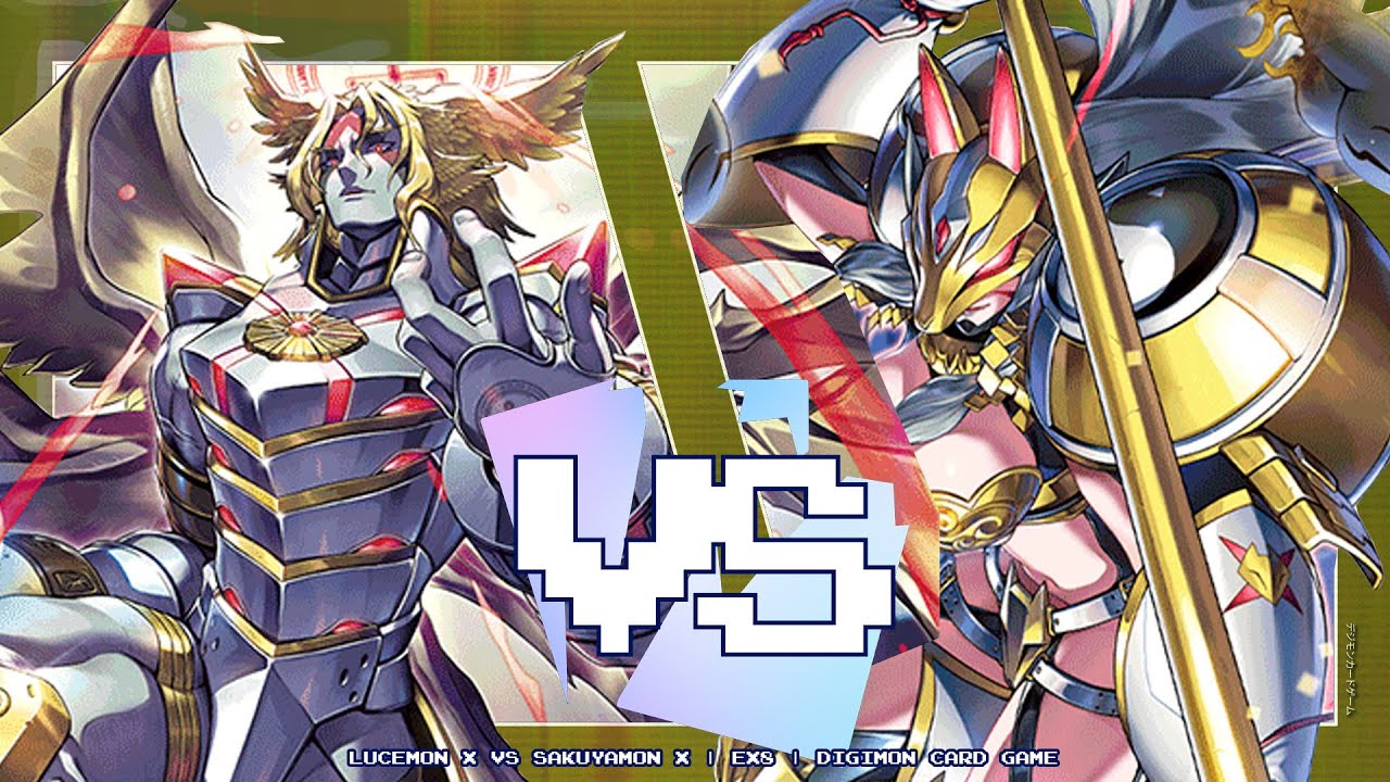 Lucemon X Vs Sakuyamon X | EX8 | Digimon Card Game