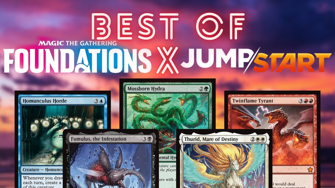 BEST CARDS OF MTG Foundations and Jumpstart 2025!