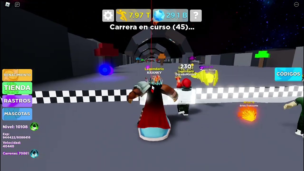 STARWAY RACE (LEGENDS OF SPEED ROBLOX)