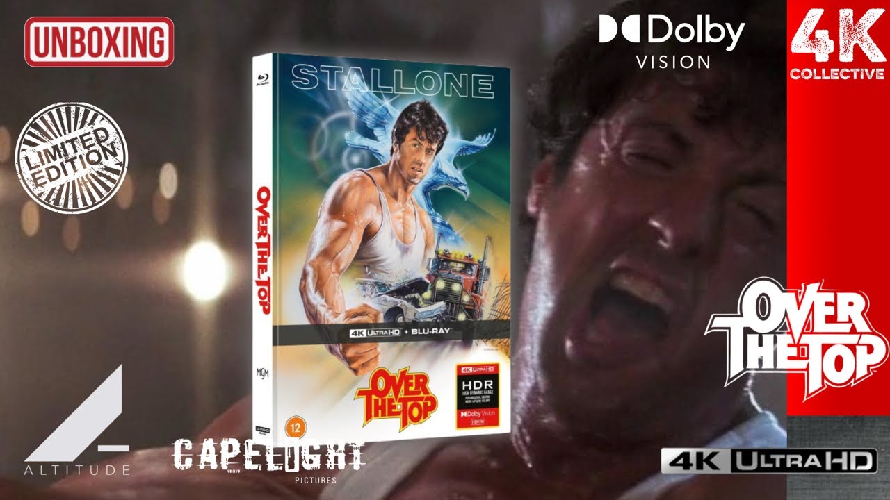 Over The Top 4k UltraHD Blu-ray Mediabook from Altitude Films / capelight pictures Unboxing