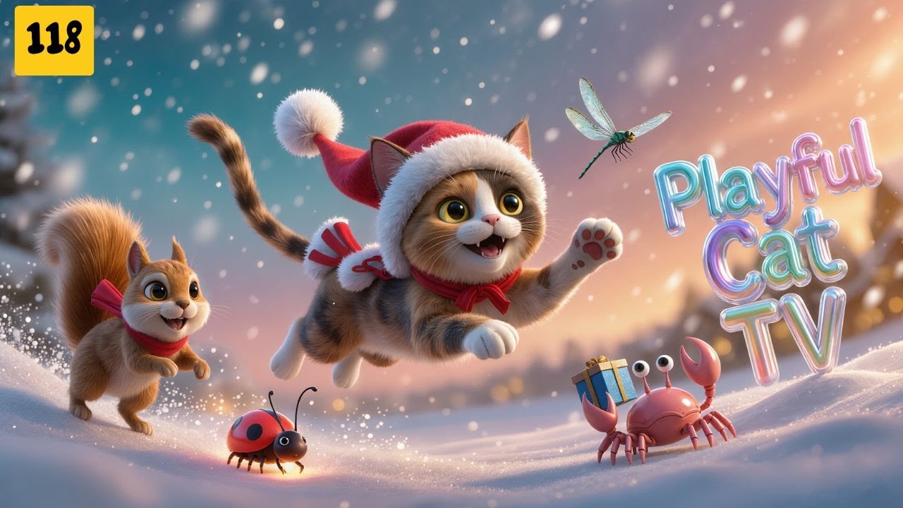 Playful Cat TV – Cat Games That Keep Cats Active and Cheerful All Day Long