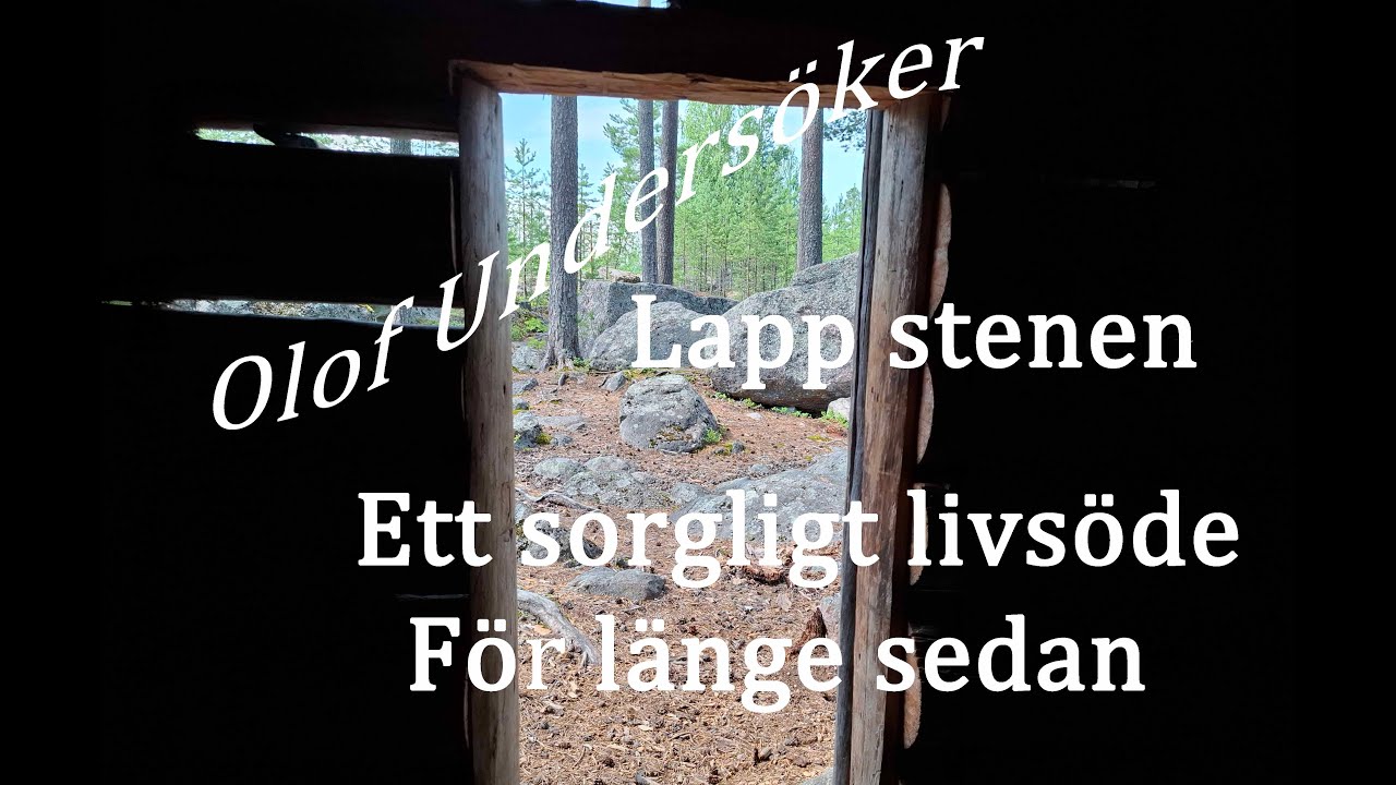 Lappstenen, Ett sorgligt &ouml;de. A sad fate. The old man who got caught.
