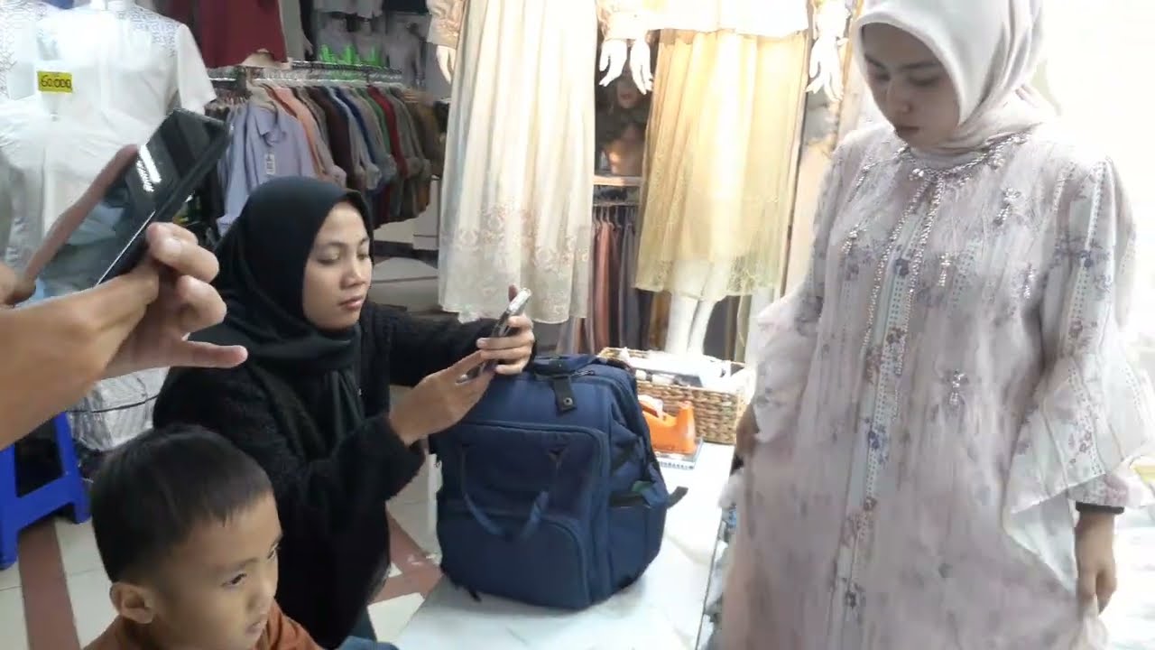 SPILL GAMIS SANTILE TERBARU TOKO BUNGA BLOK A TANAH ABANG