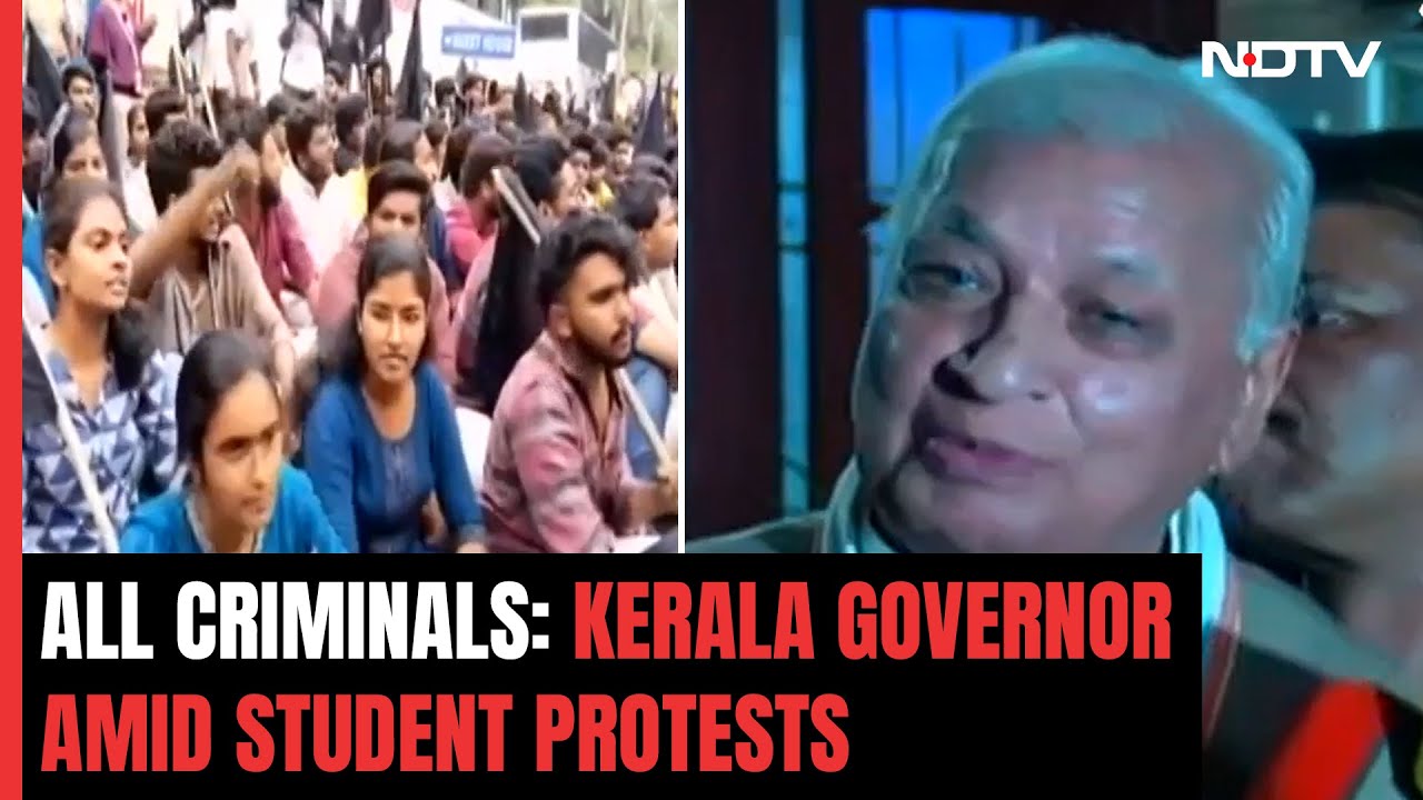 Kerala Governor Slams Student Activists Amid Huge Protest: 