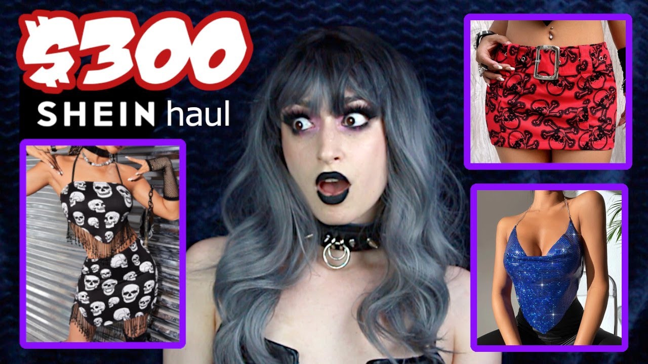 Летняя примерка SHEIN за 300 долларов (Y2K, EGIRL, GOTH, KAWAII) | Летние каникулы SHEIN 🌴 ☀️