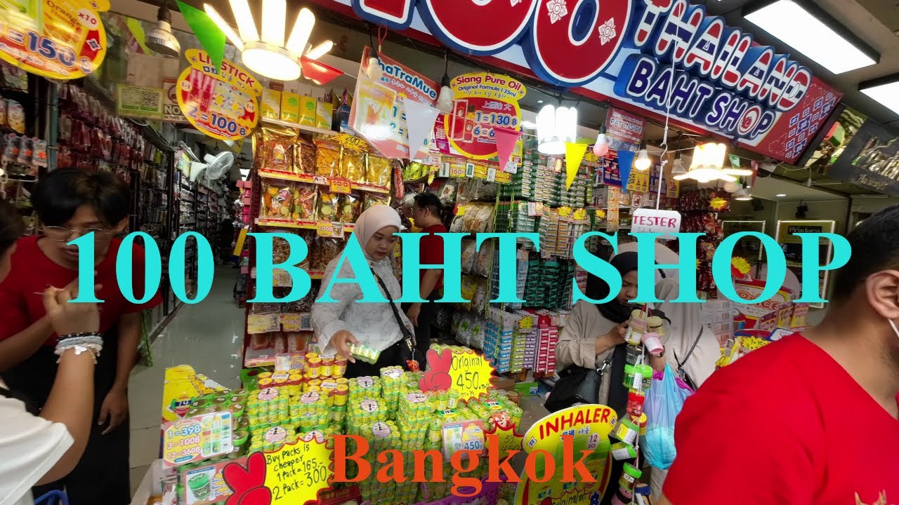 100 Baht Shop the best place for souvenirs and gifts - Bangkok - Thailand