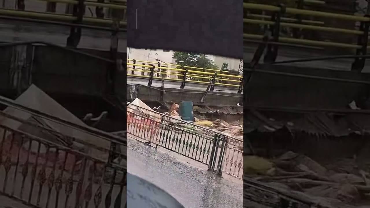 The power of floods#flood #weather #extremeweather #oddlysatisfying