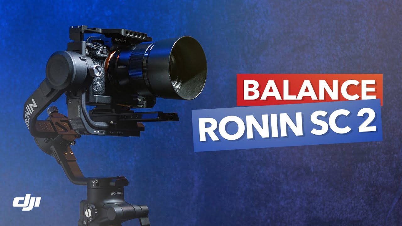 How To Balance DJI RSC 2 Gimbal in 3 Minutes