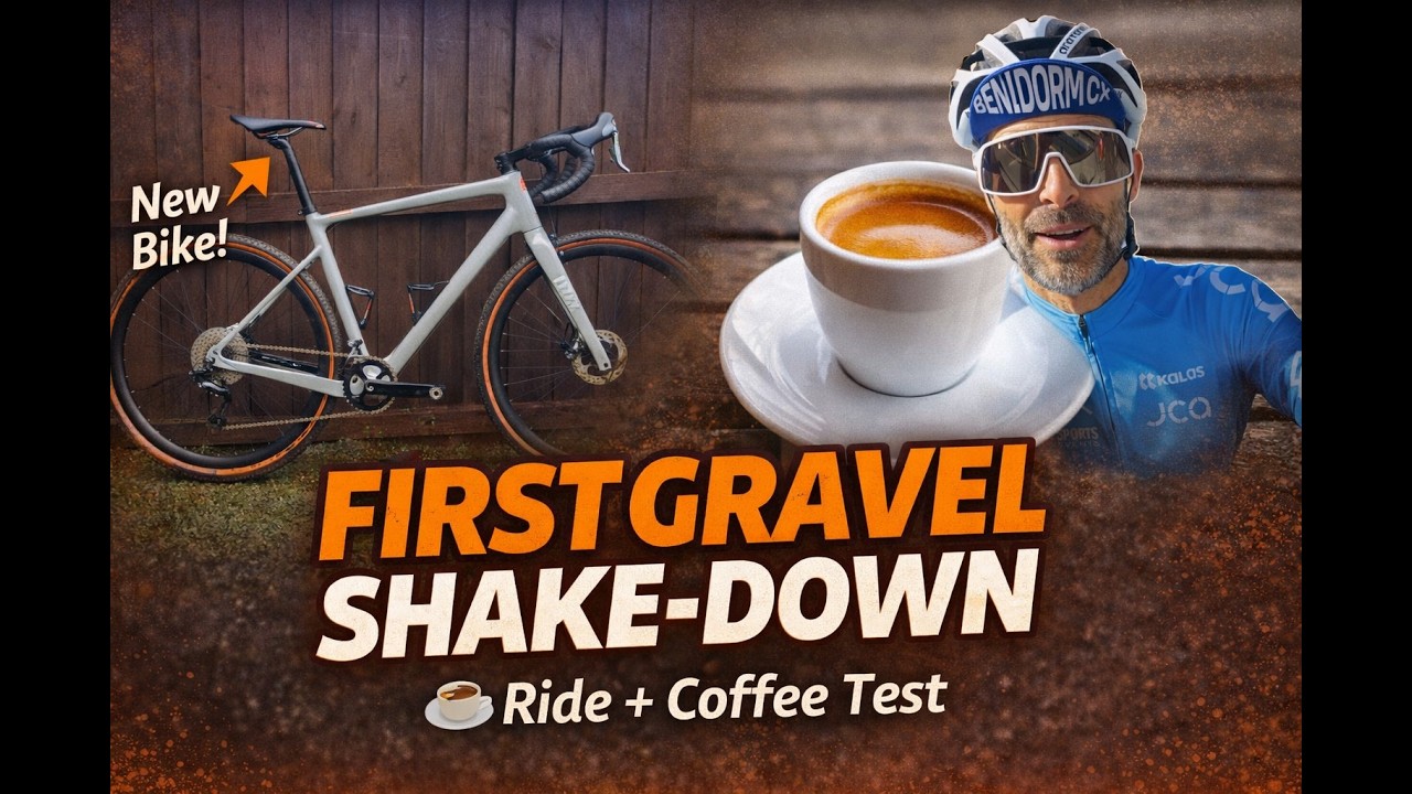 Coffee and shakedown ride for the new gravel bike