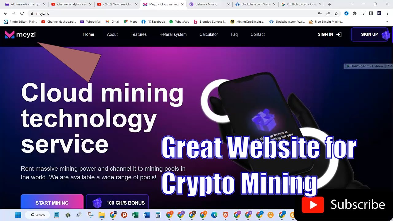 2023 - New Cloud Mining Website || Free Bitcoin Mining: The Best Way to Make Money Online
