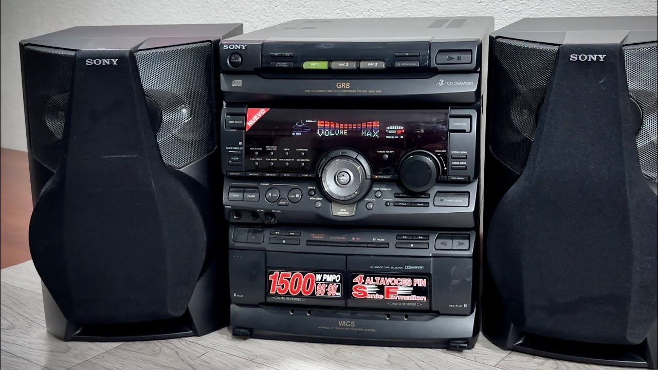 SONY MHC-GR8 / RX90 Обслуживание Ремонт Восстановление Часть 1