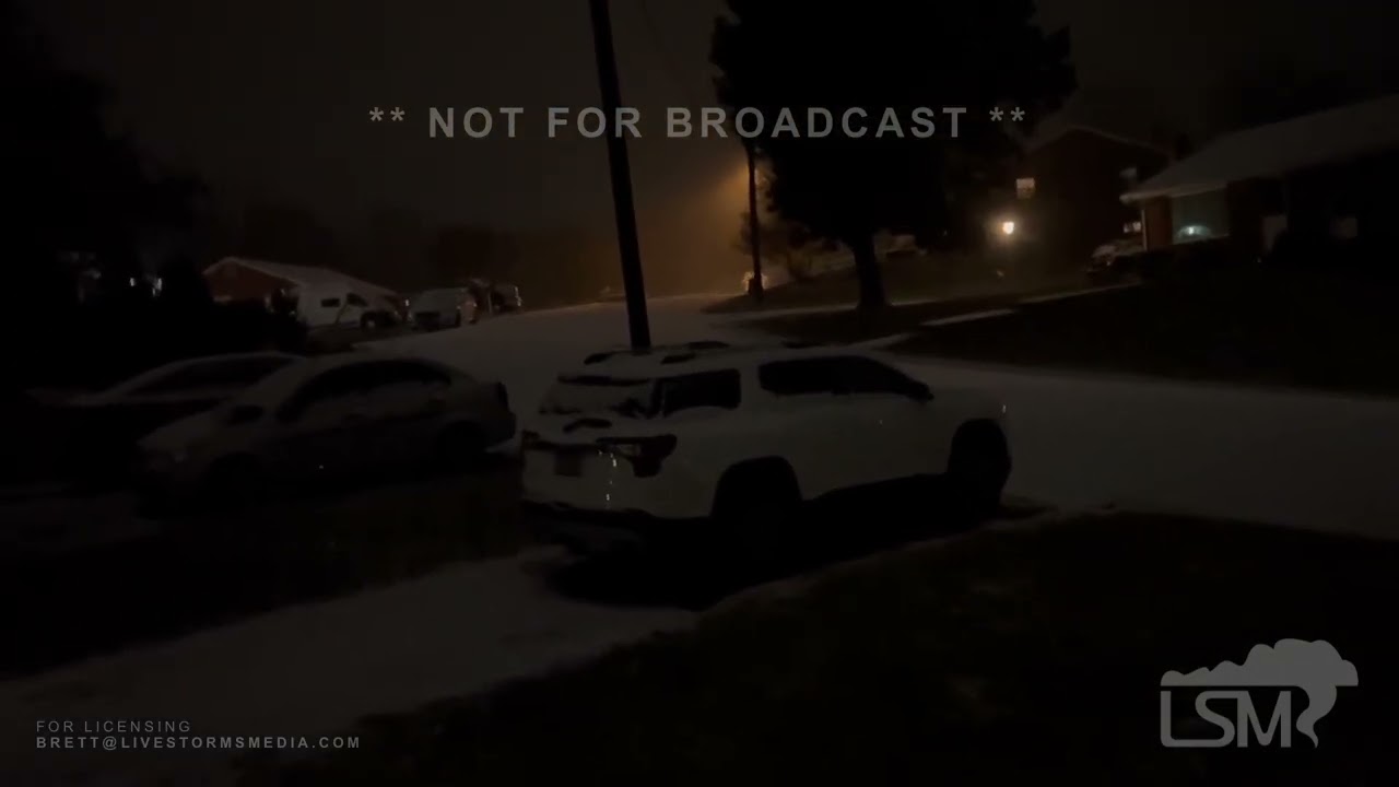01-24-2026 Roanoke Area , VA - Winter Storm Starts in SW Virginia