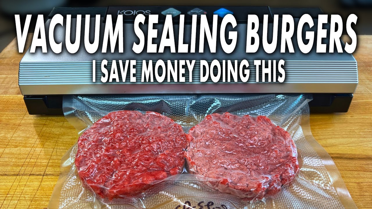 How I Save Money Using A Vacuum Sealer To Prep Burger Patties For Freezing