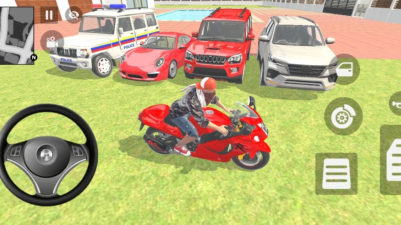🎮 Car Bike Game: Franklin ordered Fortuner Thar Police SUV and Super Bike Super Car in the game