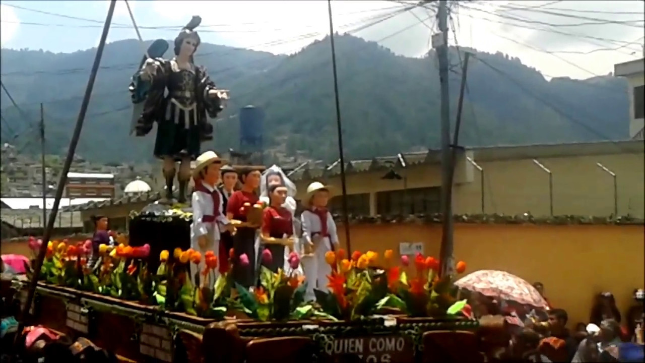 Procesión Fiesta de San Miguel Aparición Totonicapán 2017