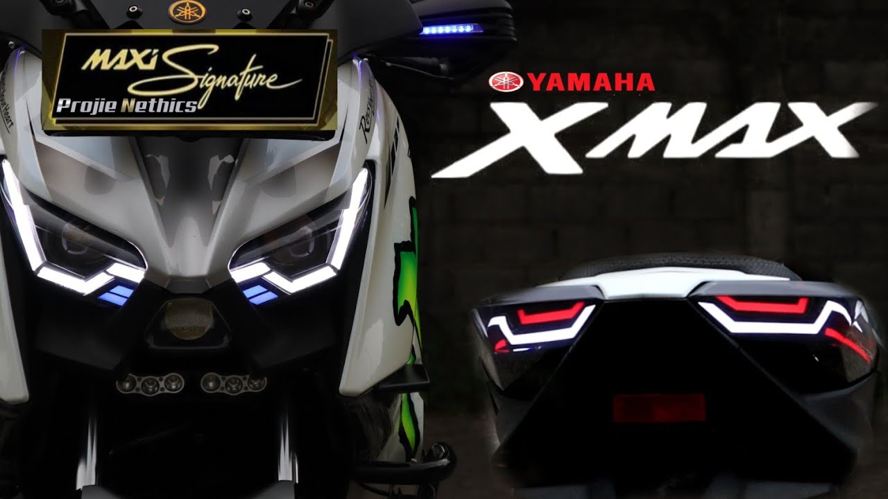 XMAX MODIFIKASI _ CUSTOM LAMPU