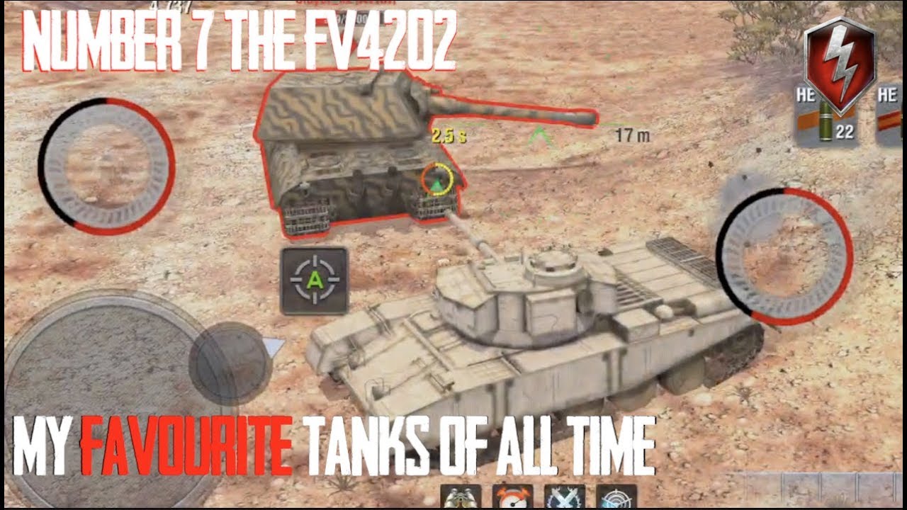 FV4202 - NUMBER 7 : FAVOURITE TANKS OF ALL TIME WORLD OF TANKS BLITZ