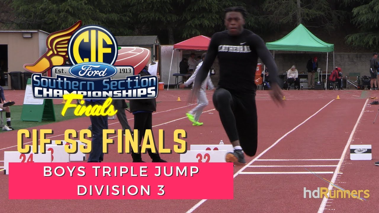 2025 TF - CIF-SS Ford Track & Field Finals - Boys Triple Jump D3