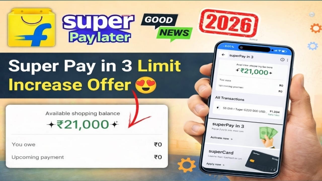 Pay in 3 Limit Kaise Badhaye? | Flipkart Pay Later Limit Increase Full Guide