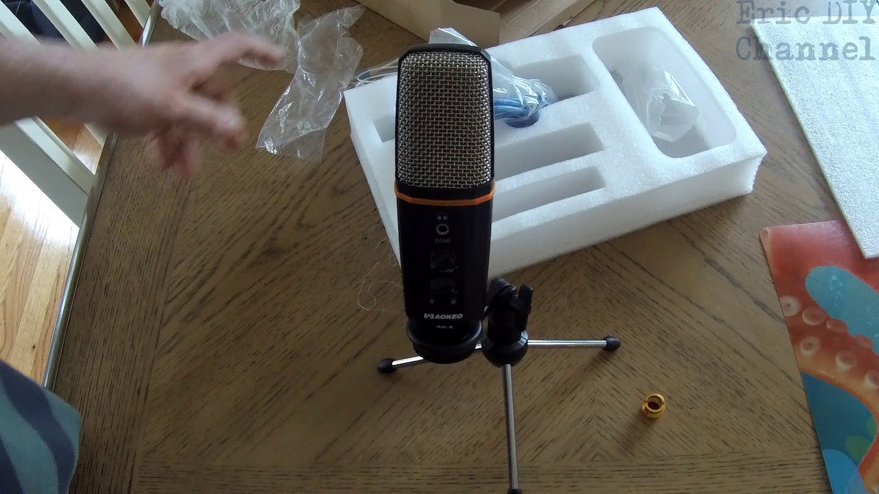 Aokeo USB Desktop Condenser Microphone Review