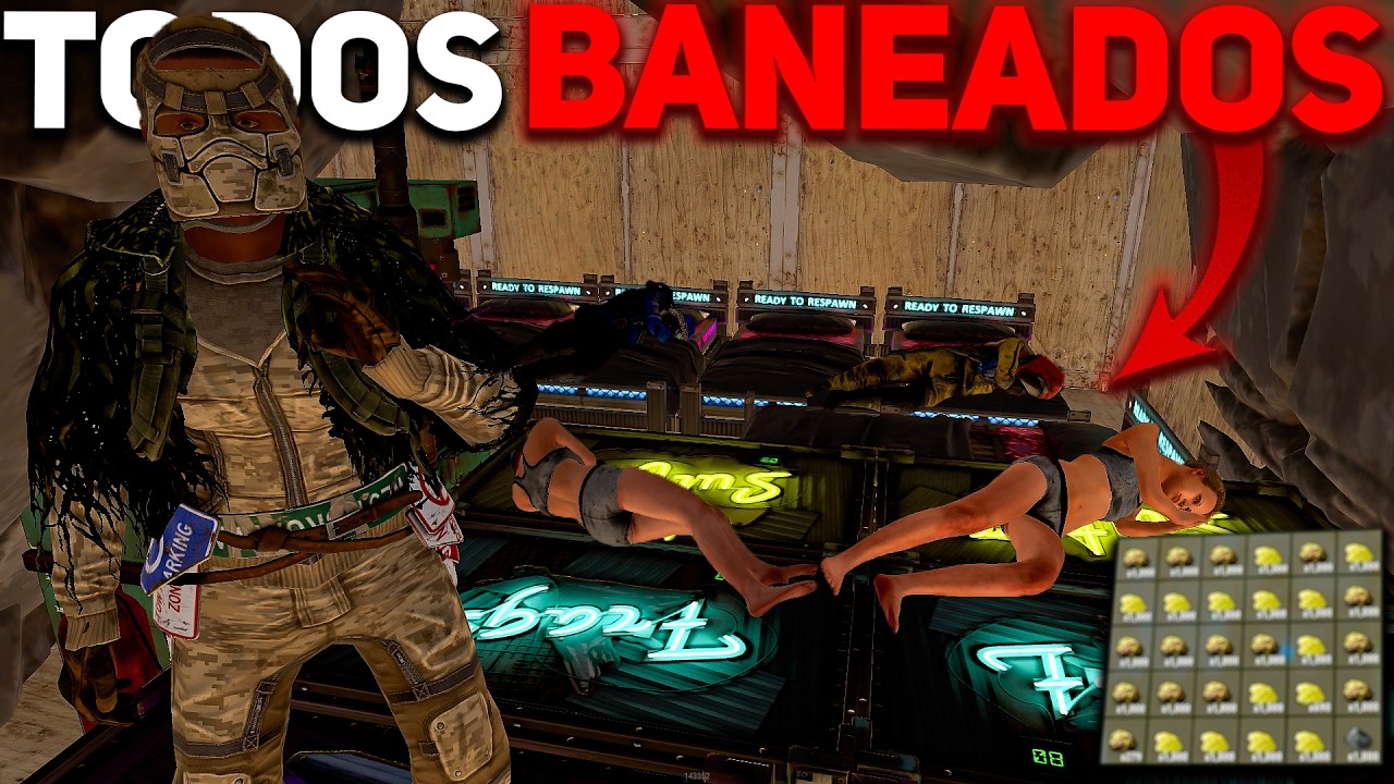HACEMOS QUE BANEEN A UN GRUPO DE ESPAÑOLES JUGANDO CON UN CHEATER Y DEJAN TODO ABIERTO! - RUST
