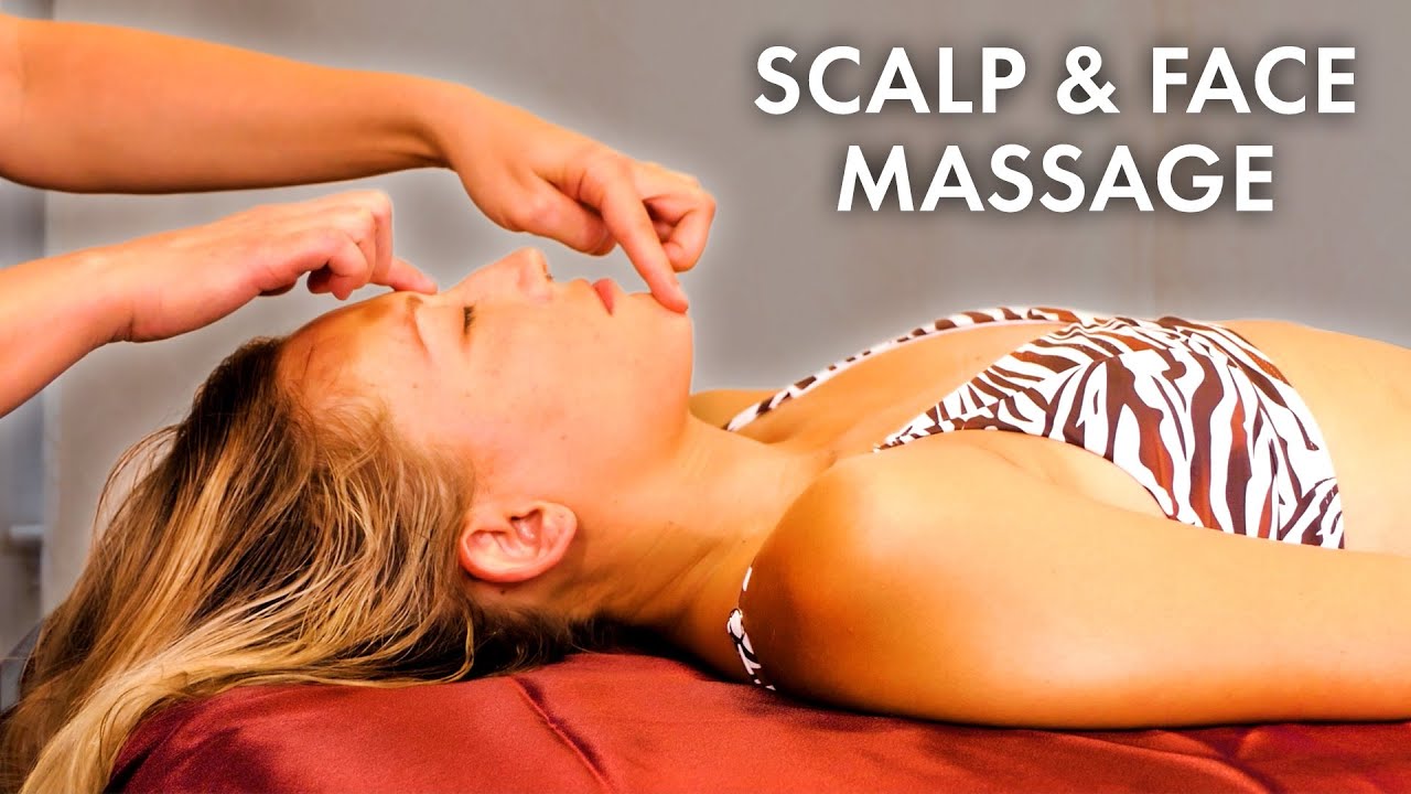 Facial & Scalp Massage Therapy for Sinus Relief, How to Massage the Face for Jaw Pain, Tutorial