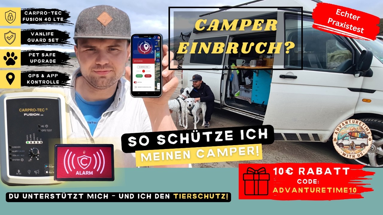 CarPro-Tec Alarmanlage im VanLife-Test 2025 🚐🔒 | Meine Erfahrungen + Rabattcode für dein Wohnmobil!