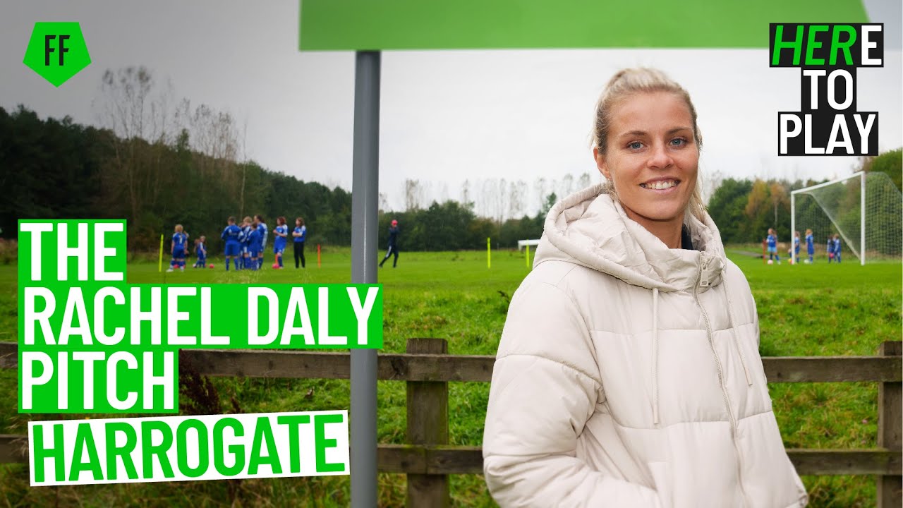 Aston Villa & England star unveils The Rachel Daly Pitch at grassroots club | Here To Play