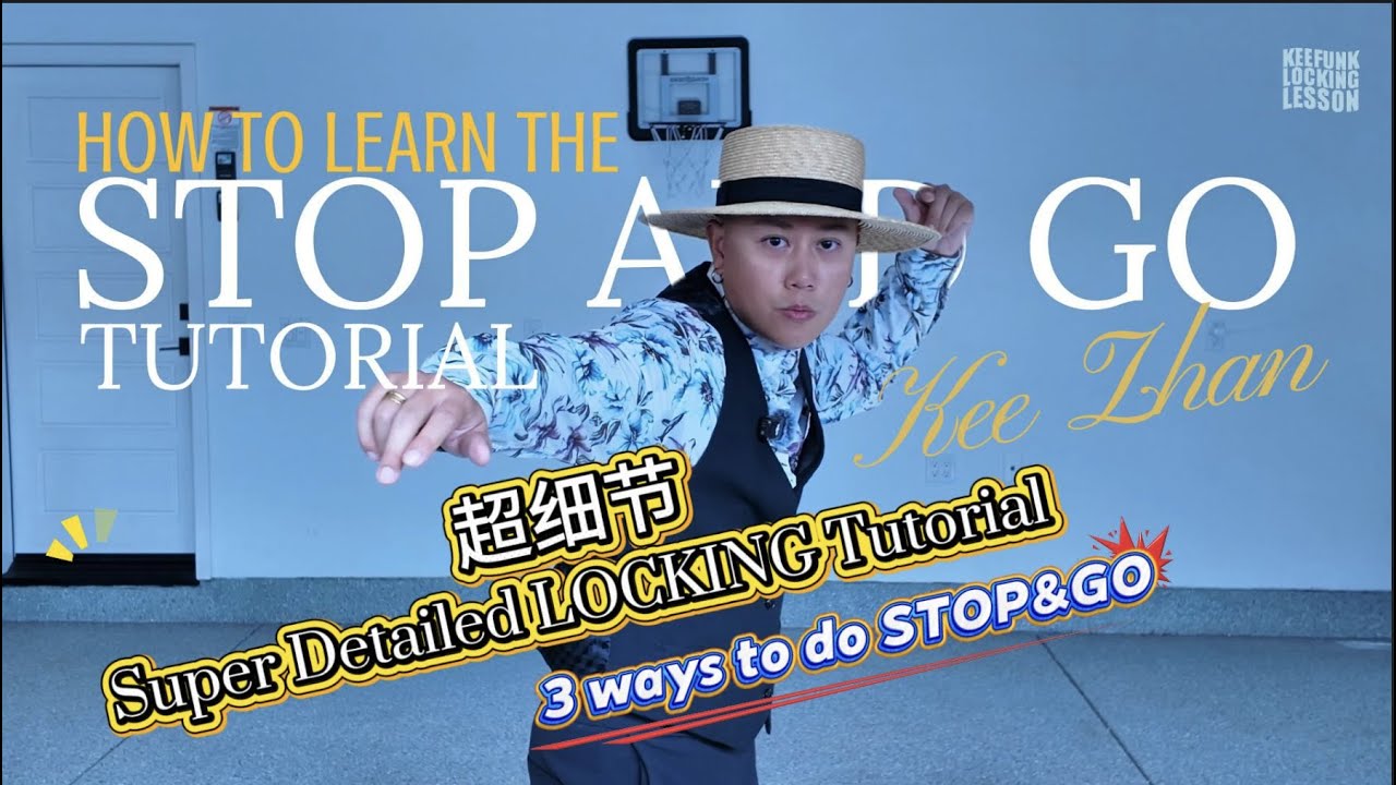 3 ways to do the STOP AND GO (Episode 1)| Locking Tutorial | More details locking dance tutorial