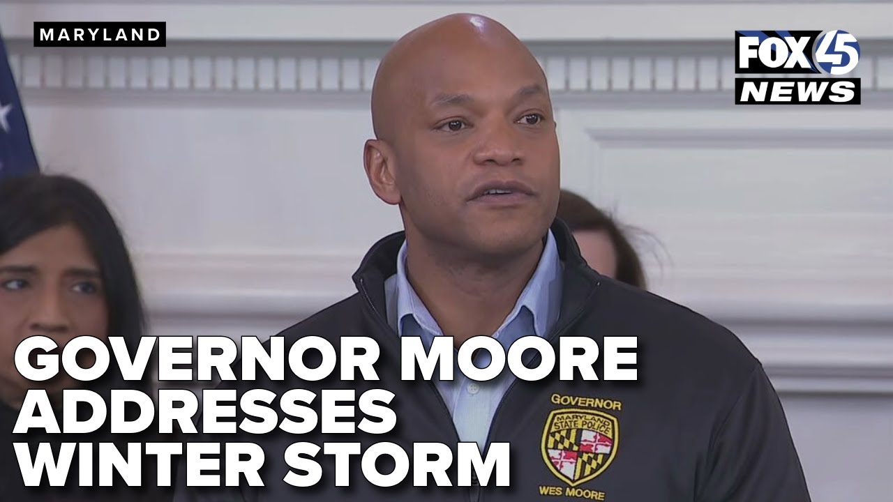 Gov. Wes Moore's announcement on the winter storm