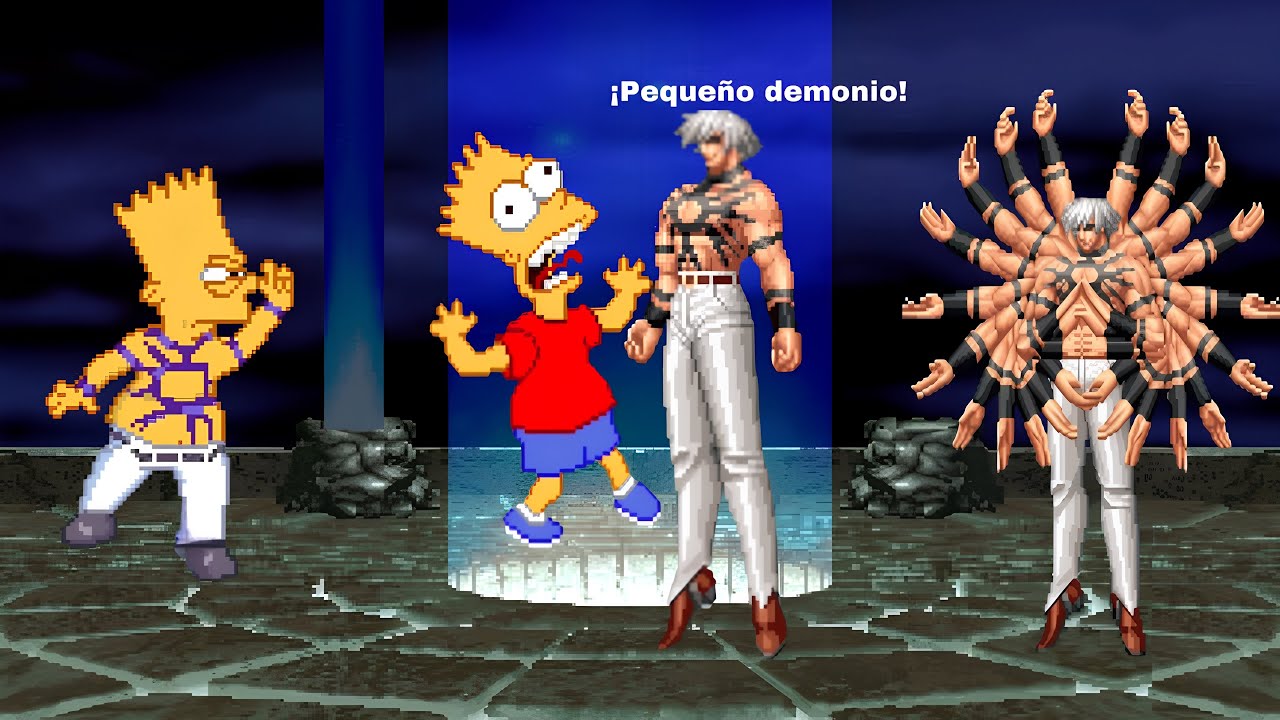 [KOF MUGEN] Bart Simpson vs. Orochi