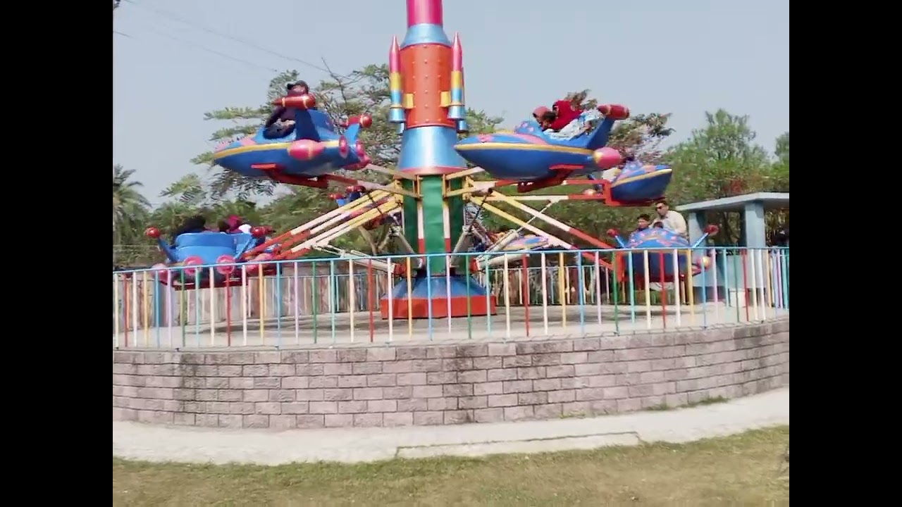 নাটোর লালপুর গ্রীন ভিলা পার্কের এরোপ্লেন দোলনা Forhad Vcd Lalpur aroplen dolna 