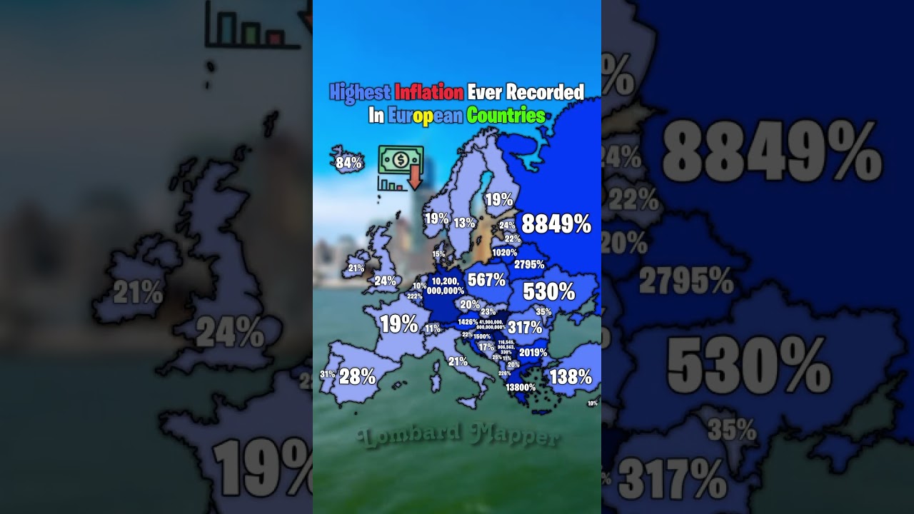 Highest Inflation Ever Recorded In European Countries