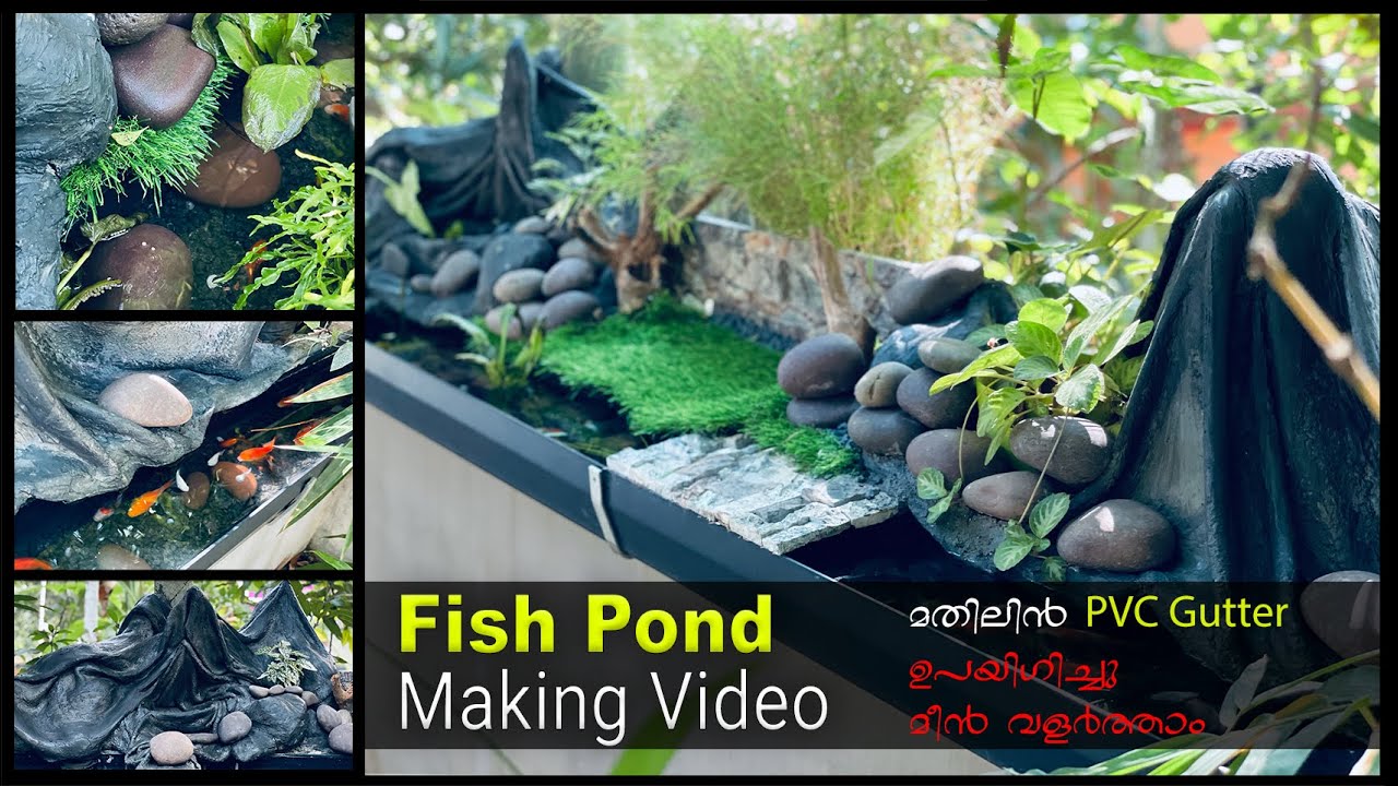 Fish Pond Making I With PVC Pipe I Guppy I Koi Carp I Gold Fish I Aquarium.