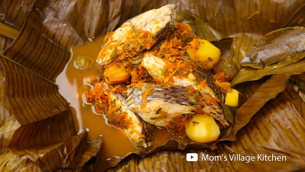 How To Cook Fish Luwombo  - Ugandan Food - Mom's Village Kitchen - African Food