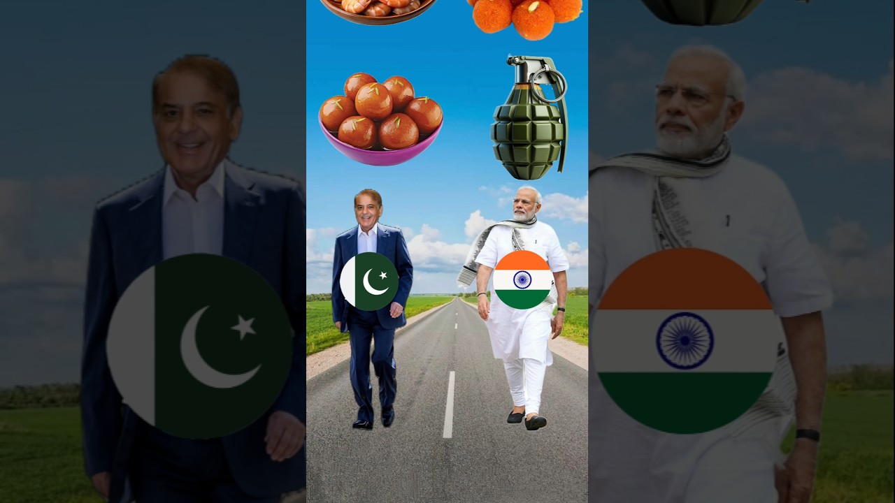 Narendra Modi vs Shahbaz Sharif #shorts part 2