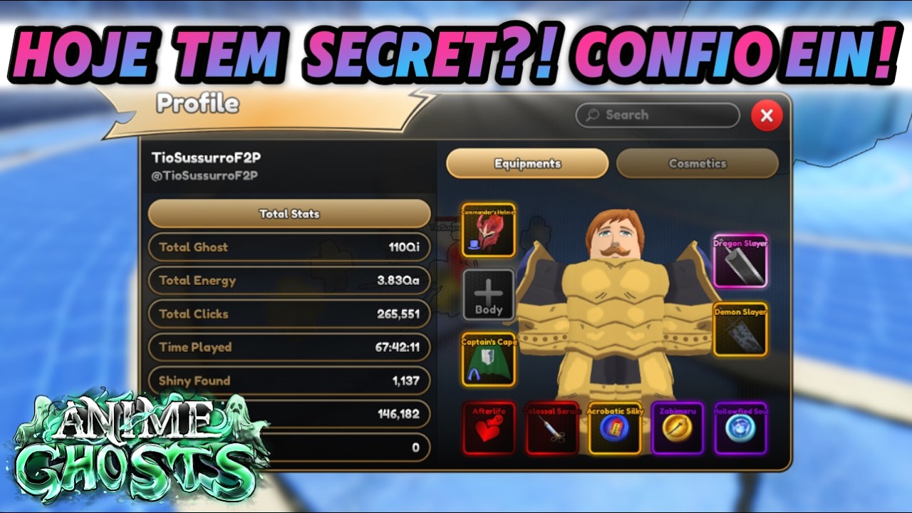 EM BUSCA DOS GACHA SECRETS NO ANIME GHOSTS! E TEM CODIGUIM NOVO EIN!