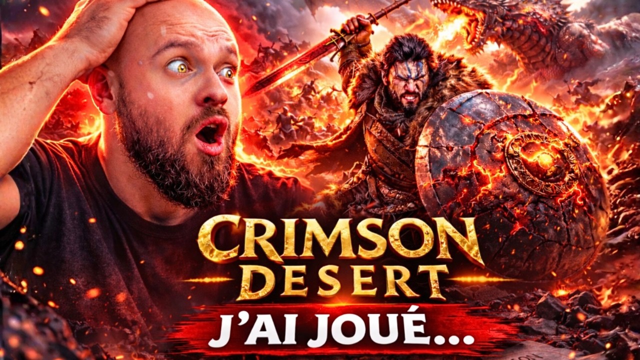 J’AI JOUÉ À CRIMSON DESERT… JE NE M’ATTENDAIS PAS À ÇA