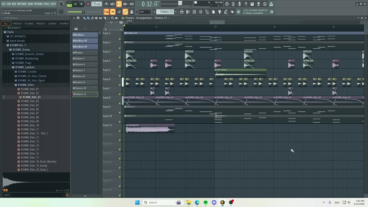 Kerning City OST Remake on FL Studio